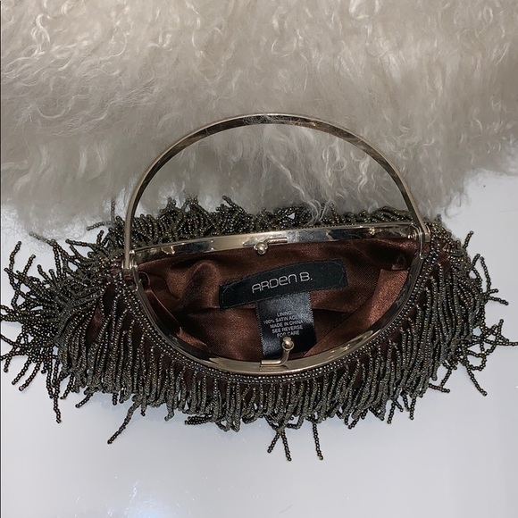 ARDEN B. BEADED EVENING BAG WITH BRACELET HANDLE - Picture 4 of 4